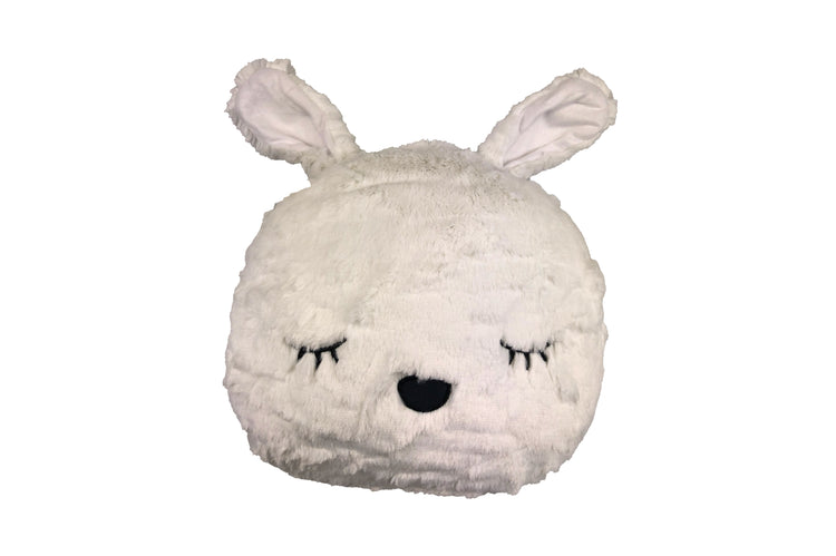 Plyšová poduška - Biely zajac